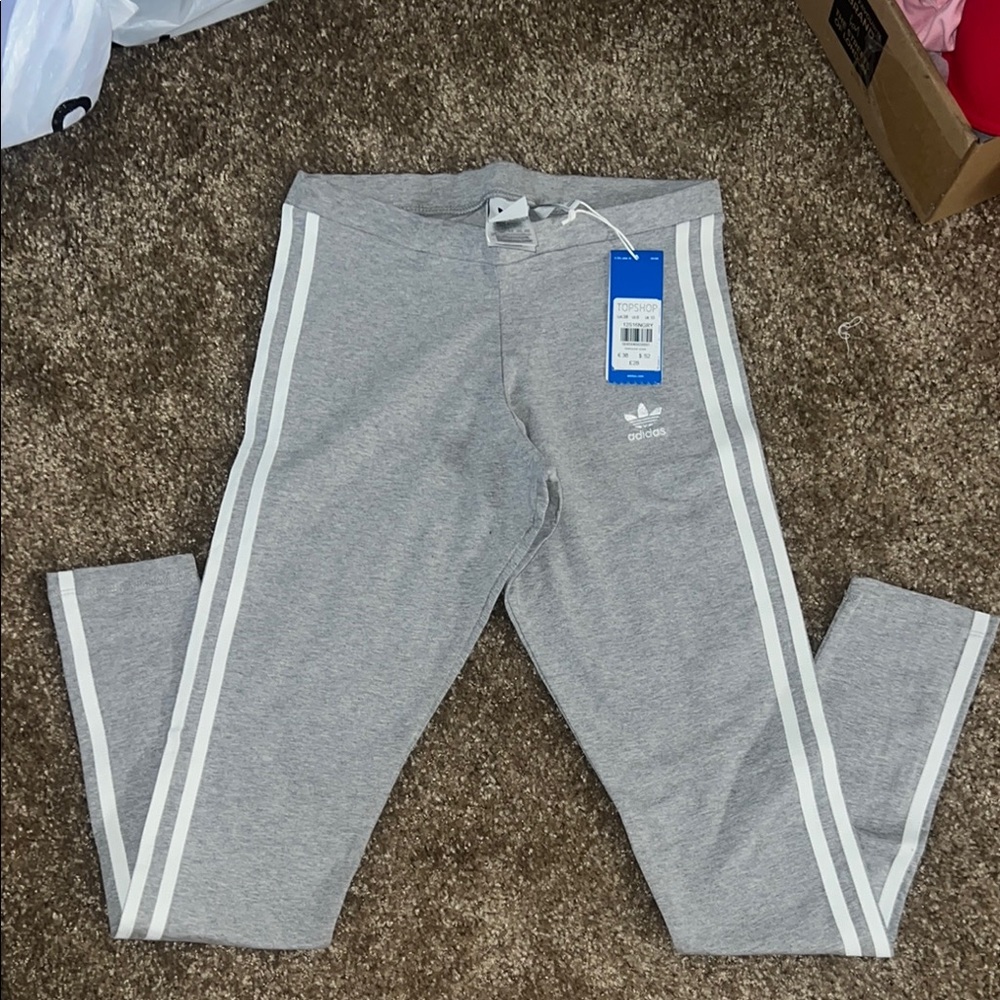 Adidas striped leggings